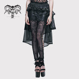 'Sliver of Despair' Gothic Waterfall Skirt