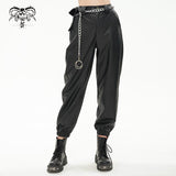 Pantalon cargo punk 'Hunter's Night' avec chaîne et sac