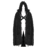 Cape en Fourrure Punk 'Black Phoenix'