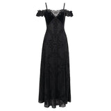 'Burn the Witch' Gothic Slip Dress