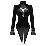 'Satori' Gothic Zip Up Top