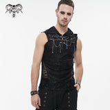 'Necrosis' Punk Tank Top With Chains