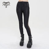 Pantalon effet vieilli punk 'Lady Killer'