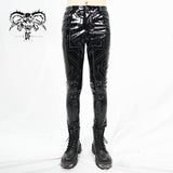 Pantalon en cuir verni Cyberpunk 'Culture Vulture'