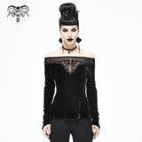 'Labyrinth' Gothic Velvet Top