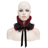 Accessoire foulard et couvre-chef gothique 'Callista' (rouge)