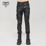 'Shivers' Punk Pants With Detachable Pocket