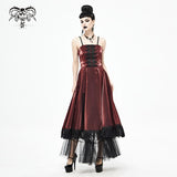 'Bloodflower' Gothic Waterfall Dress