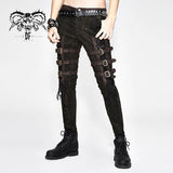 Pantalon Steampunk 'Outlaw' avec Style à Lacets