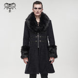 'Master Of Death' Gothic Fur Collar Coat (Ale)