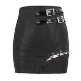 Skt114 Military Uniform Punk Package Hip Skirt