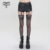 Pantalon punk avec bas pentagramme « No Way Out »