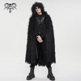 'Black Phoenix' Punk Fur Cloak