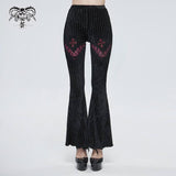 'Distortion' Gothic Crucifix Bell-Bottoms