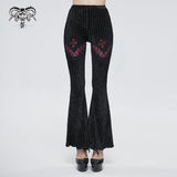 'Distortion' Gothic Crucifix Bell-Bottoms