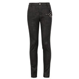 'Pulverize' Punk Fitted Pentagram Trousers