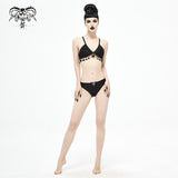 Sst014 Tassel Gothic Swimsuit Set