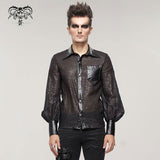 'Eunomia' Punk Lantern Sleeve Shirt