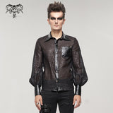 'Eunomia' Punk Lantern Sleeve Shirt