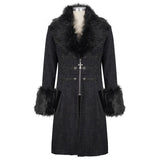 'Master Of Death' Gothic Fur Collar Coat (Ale)