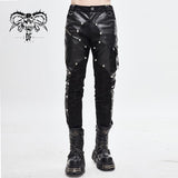 Pantalon Punk En Simili Cuir 'Plutonic'