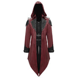 Movie Wearing Cool Actor Black Hooded Leather Long Coats For Men µ丱±¾