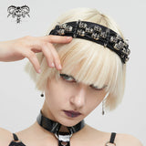 'Macabre Reality' Gothic Skull Braided Headband