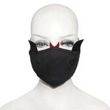 Punk Little Devil Women Cotton Masks With Wings