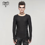 Moshpit' Punk Mesh Asymmetric Hem Tee