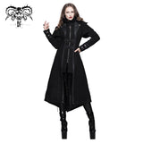 Punk Women Fake Two Pieces Game Style Woollen Coats