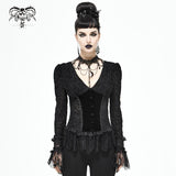 Blouse tricotée gothique 'Death Row Doorbell'