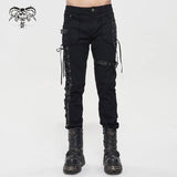 'Themis' Punk Distressed Trousers