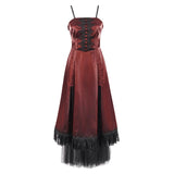 'Bloodflower' Gothic Waterfall Dress