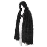 'Black Phoenix' Punk Fur Cloak