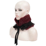 'Callista' Gothic Neckerchief And Headwear Accessory (Red)