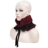 Accessoire foulard et couvre-chef gothique 'Callista' (rouge)