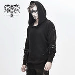 Devil Fashion Everyday Clothing Newest Style Winter Black Punk Men Hooded Sweater