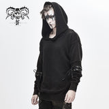 Devil Fashion Everyday Clothing Newest Style Winter Black Punk Men Hooded Sweater