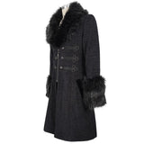 'Master Of Death' Gothic Fur Collar Coat (Ale)