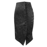 'Night Creeps' Gothic Pencil Skirt.