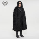 'Black Phoenix' Punk Fur Cloak