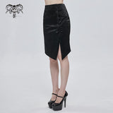 'Night Creeps' Gothic Pencil Skirt.