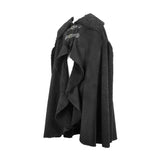 Punk Open Arms Men Winter Fur Big Cloak With Loops