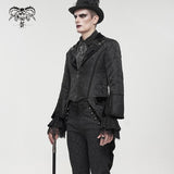 'Lucifer's Hymn' Gothic Patterned Swallowtail Coat