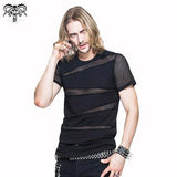 Everyday Summer Men Partition Diamond Mesh T Shirt