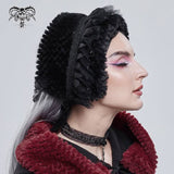 Accessoire foulard et couvre-chef gothique 'Callista' (noir)