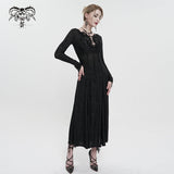 'Great Expectations' Gothic Embroidered Long Dress