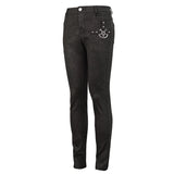 'Pulverize' Punk Fitted Pentagram Trousers