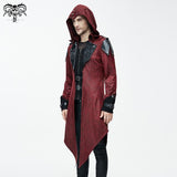 Movie Wearing Cool Actor Black Hooded Leather Long Coats For Men µ丱±¾