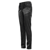 'Ghost In The Mirror' Gothic Printed Trousers (Black)